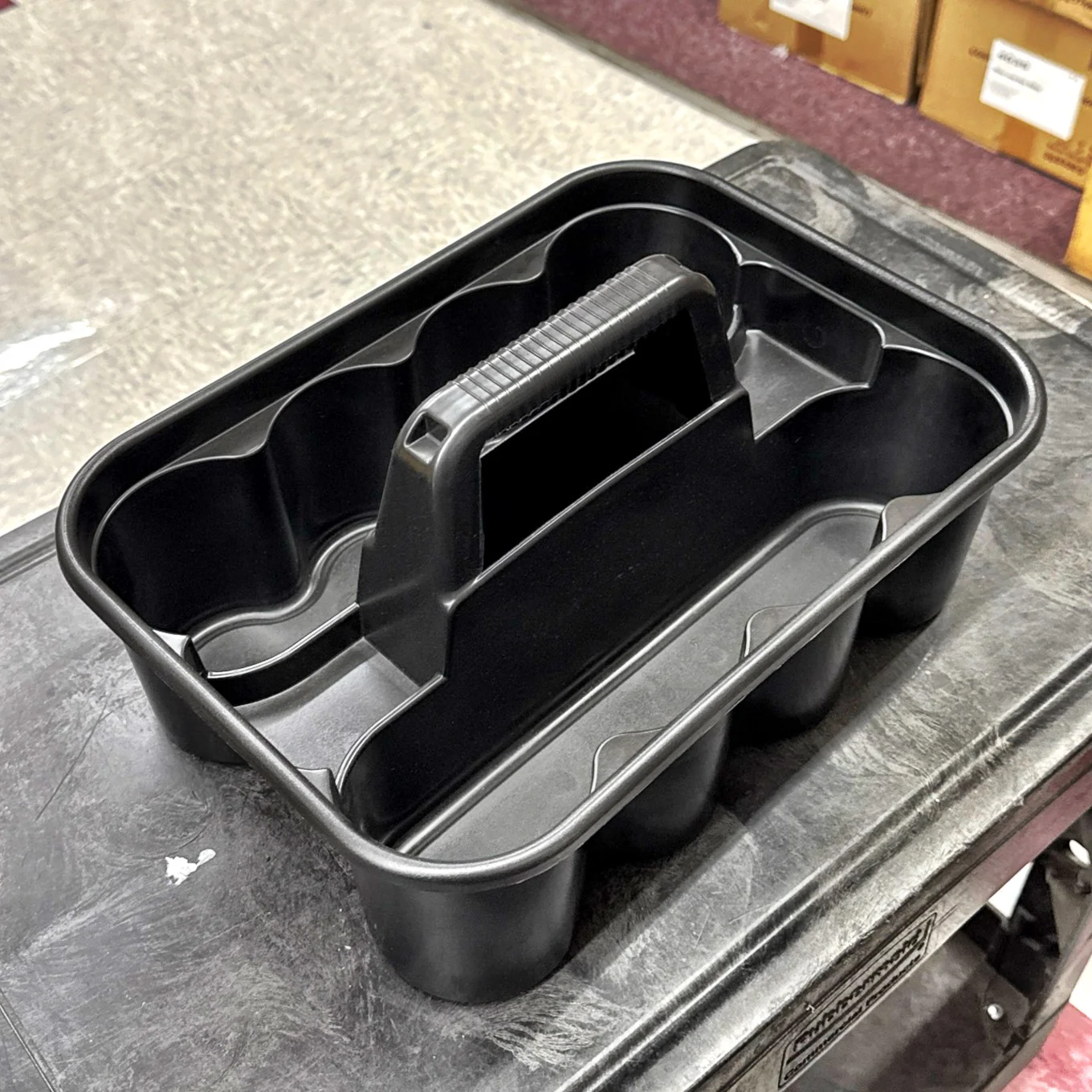 BLACK PLASTIC CARRY CADDY ( 3154 ) - Victorias Cleaning and Janitor