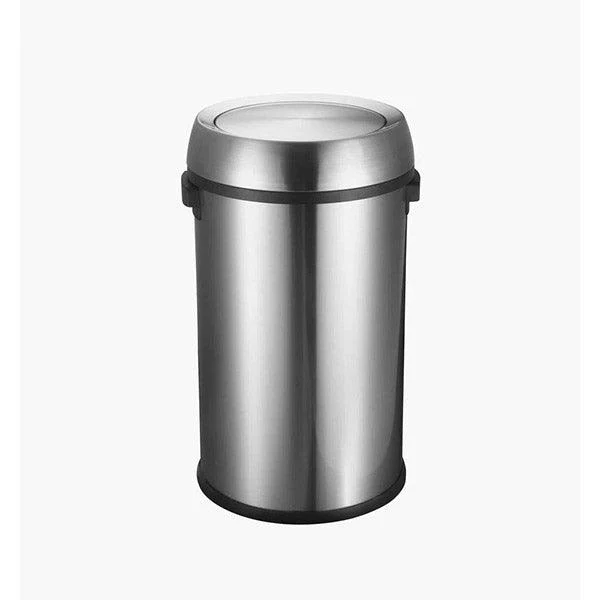 17 Gallon Stainless Steel Open Top Trash Can - Victorias Cleaning and Janitor