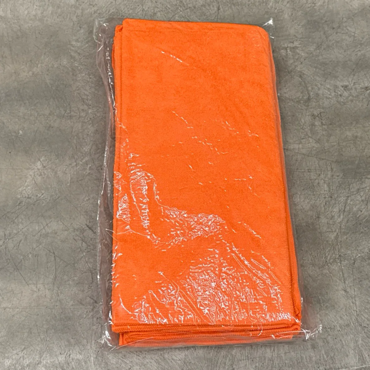 ORANGE MICROFIBER CLEANING CLOTH (16